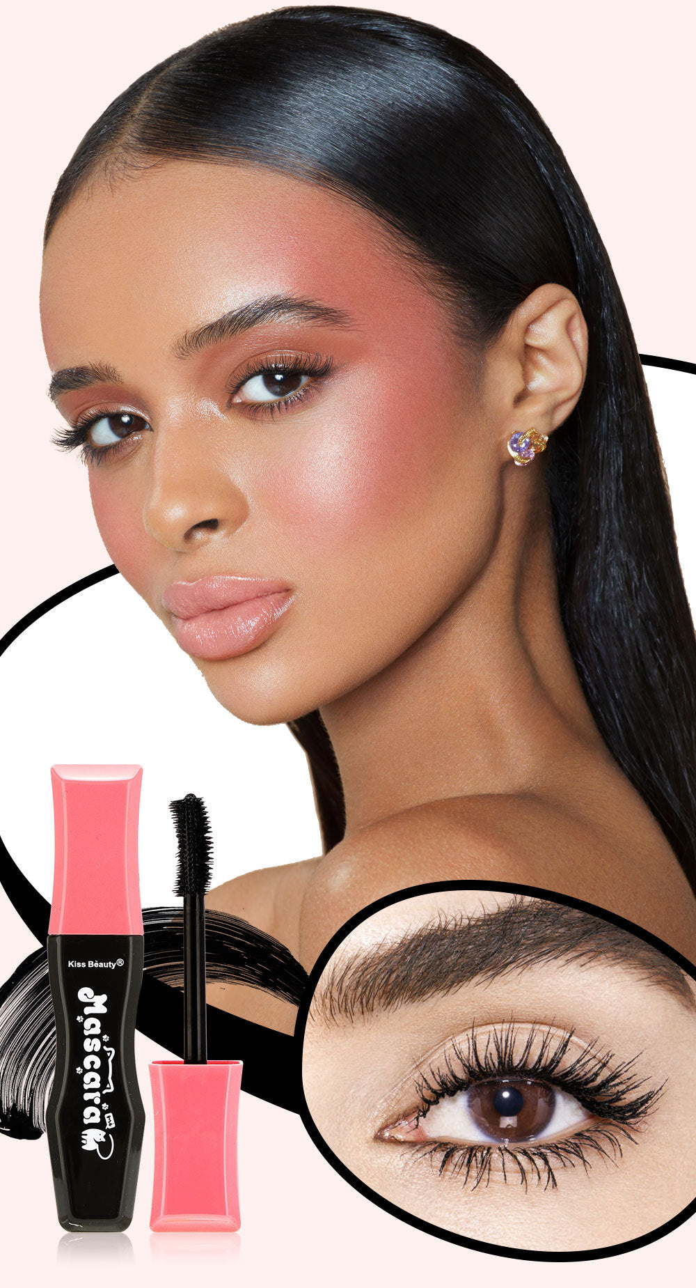 Trendify Aura's (Kiss Beauty) Waterproof Mascara – Curling, Volumizing & Lengthening”