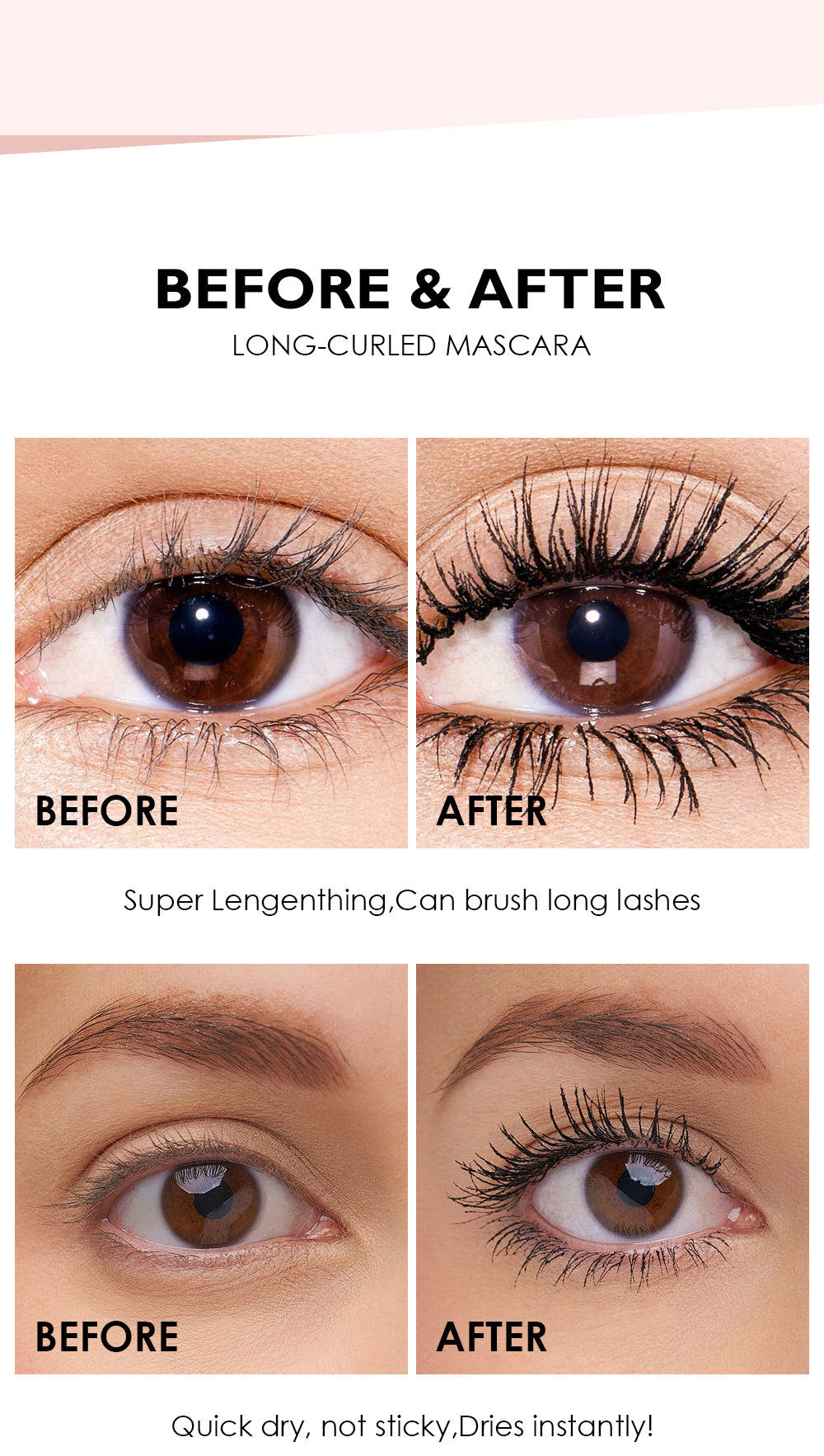 Trendify Aura's (Kiss Beauty) Waterproof Mascara – Curling, Volumizing & Lengthening”