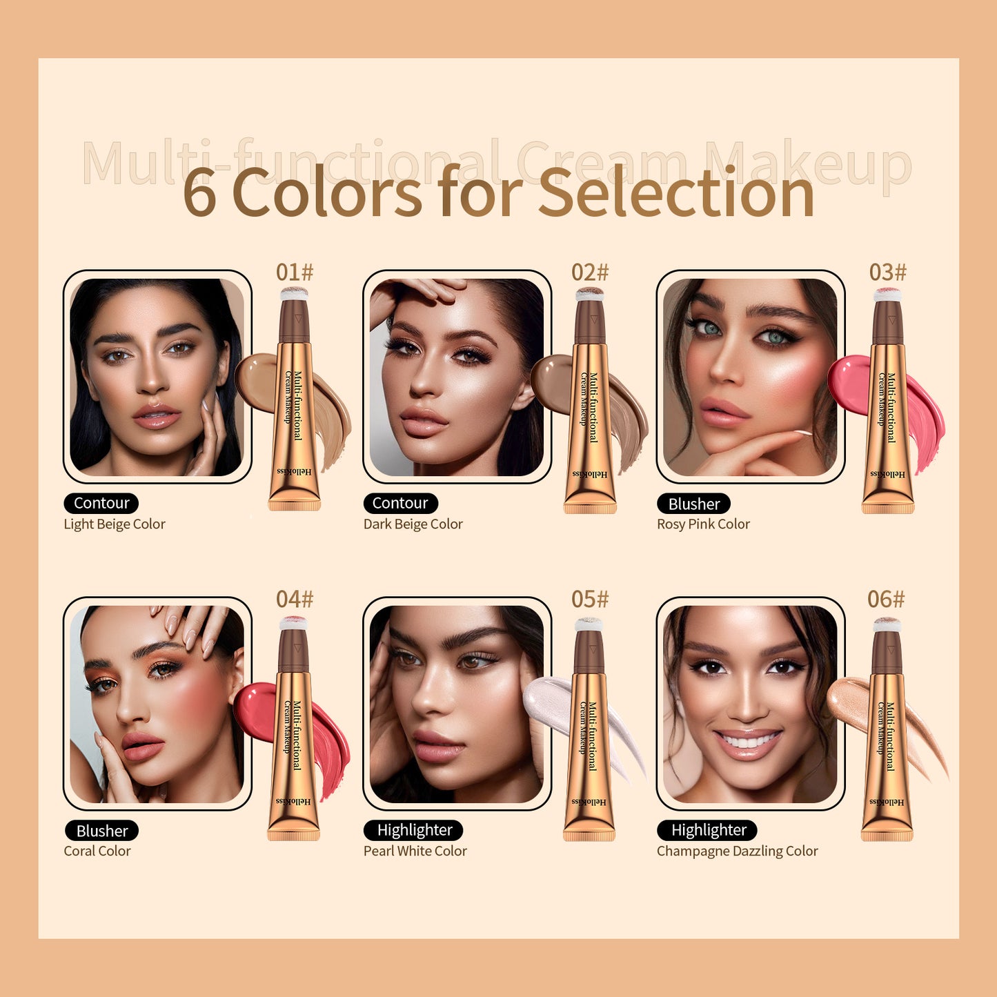 Trendify Aura Hello KISS Multi-Functional Makeup Stick
