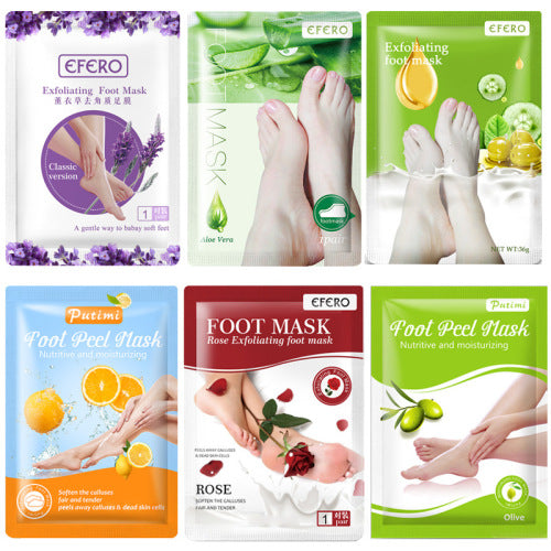 Trendify Aura EFERO & PUTIMI Exfoliating Foot Masks