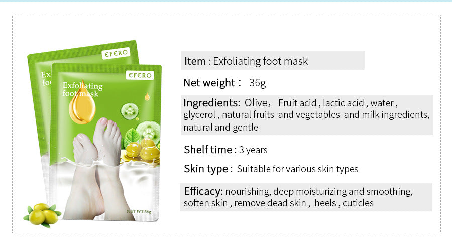 Trendify Aura EFERO & PUTIMI Exfoliating Foot Masks