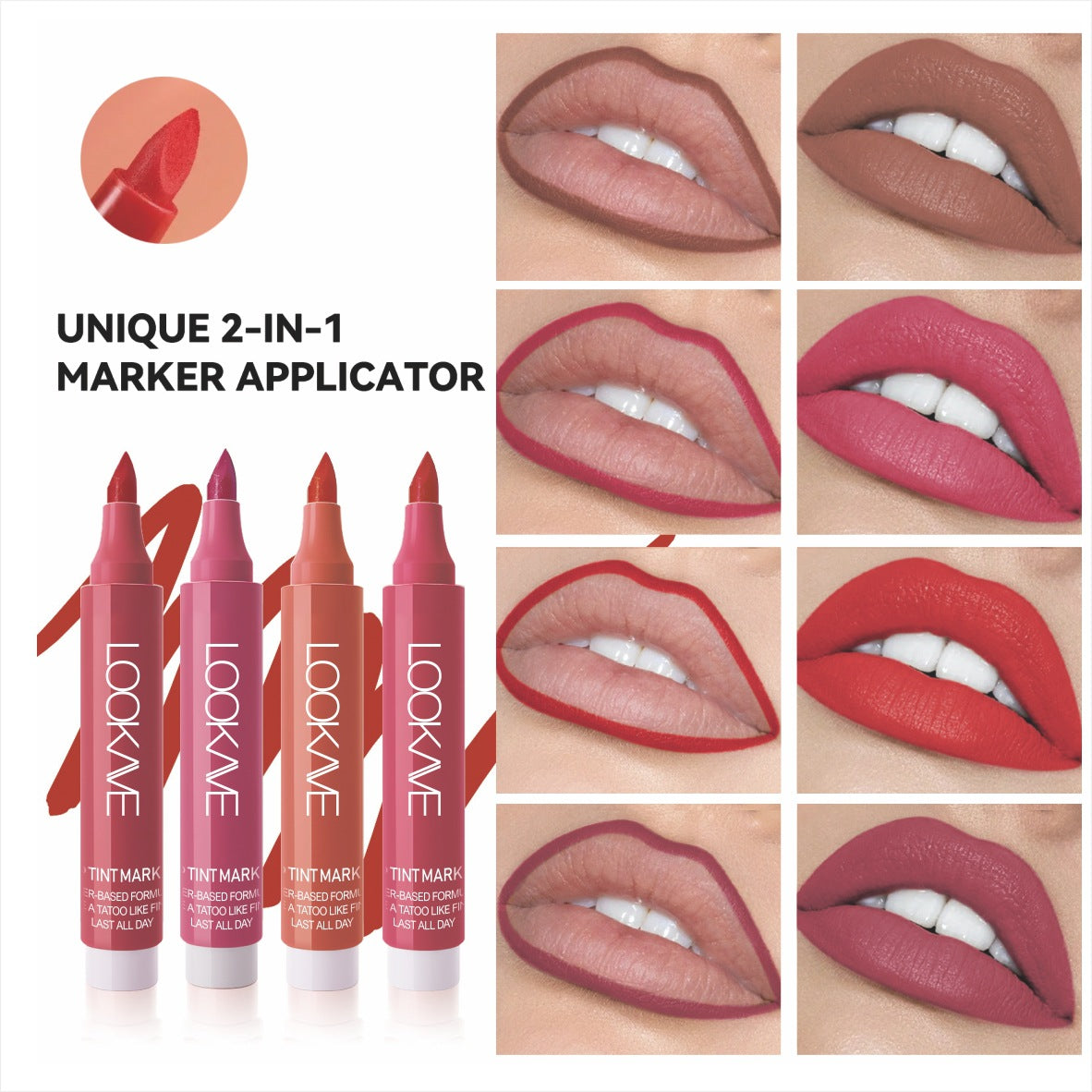 Trendify Aura LOOKAVE Matte Marker Lip Pen