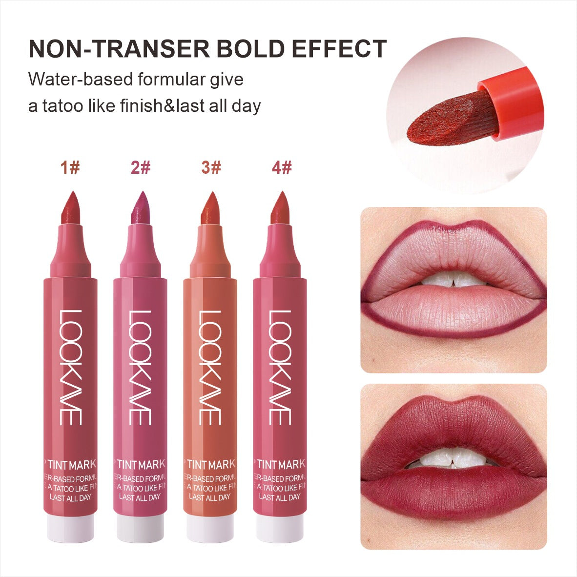 Trendify Aura LOOKAVE Matte Marker Lip Pen