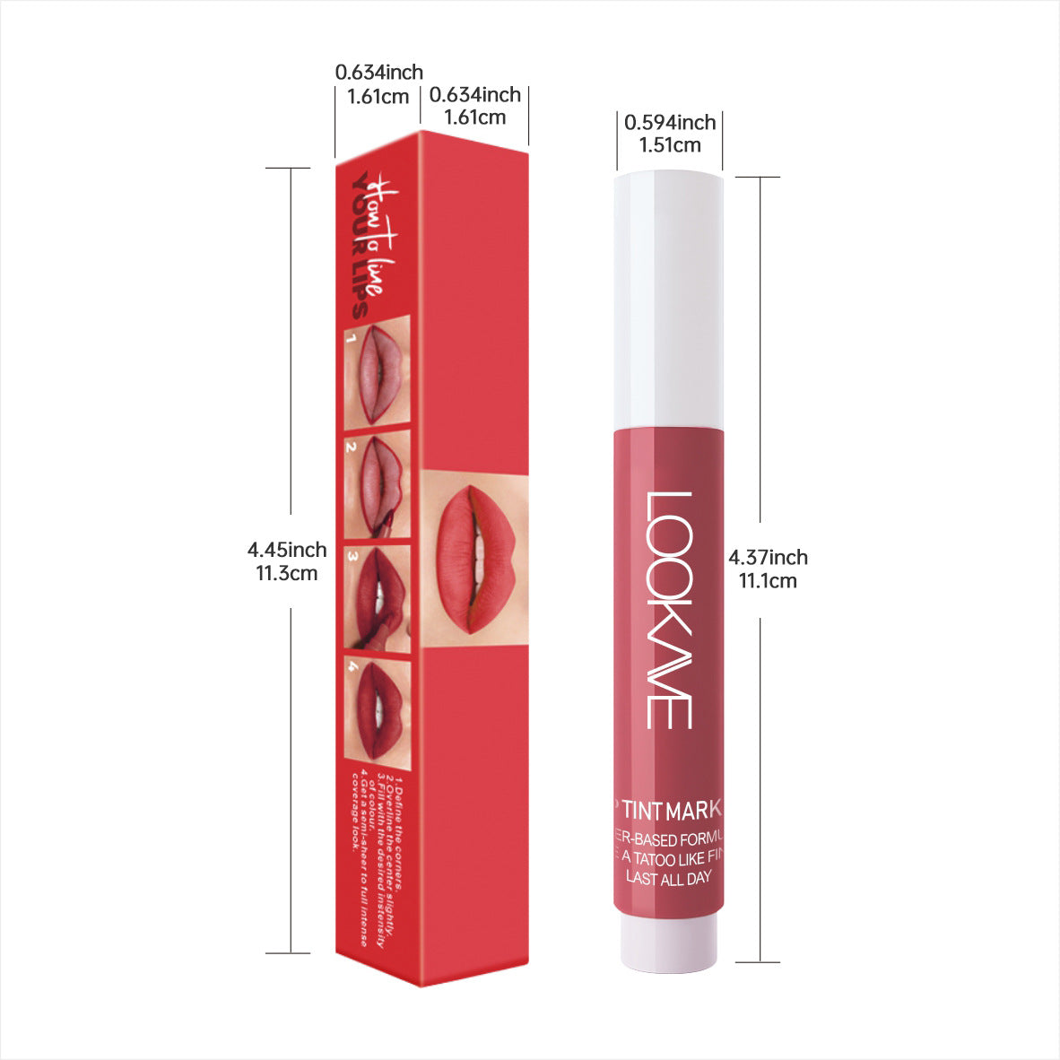 Trendify Aura LOOKAVE Matte Marker Lip Pen
