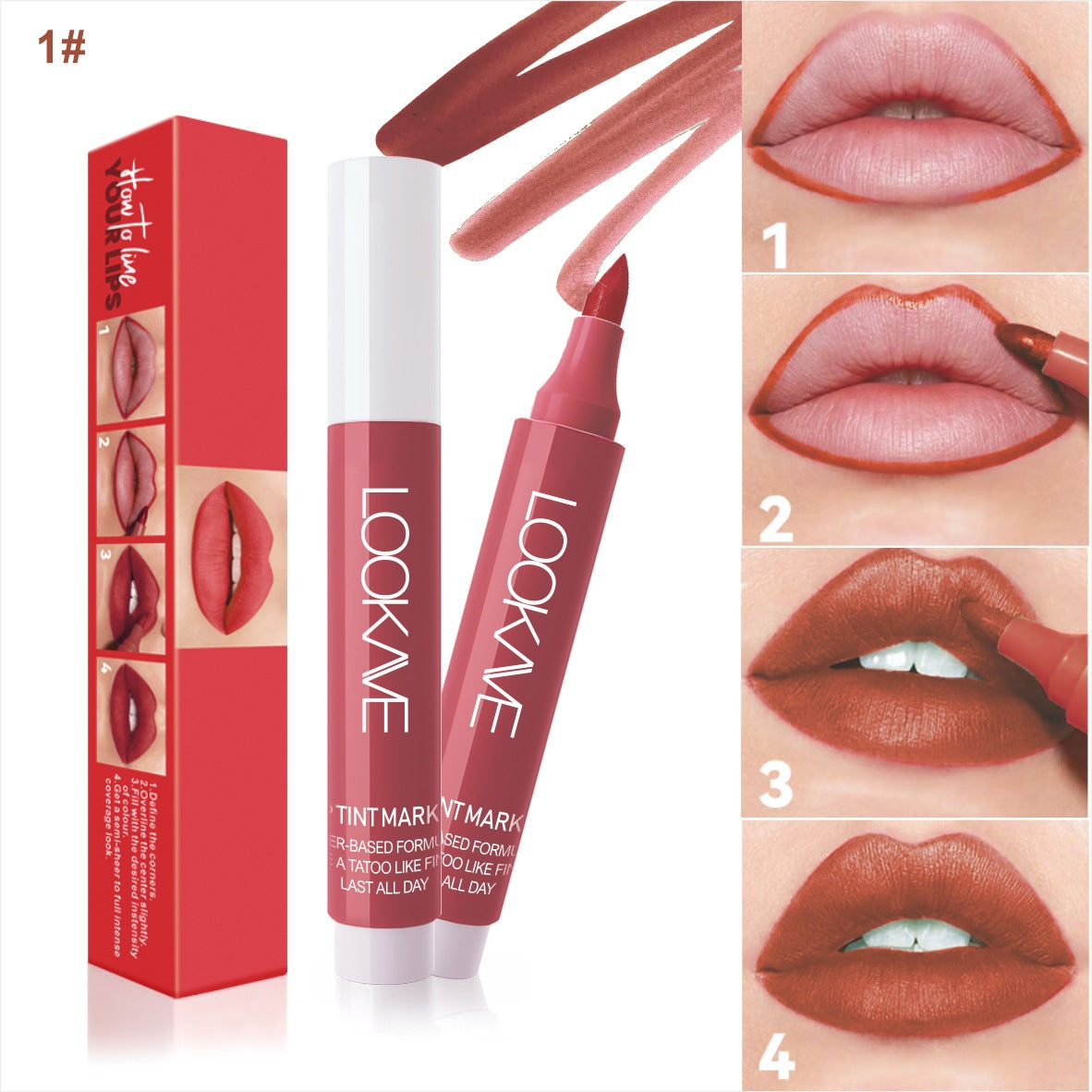 Trendify Aura LOOKAVE Matte Marker Lip Pen