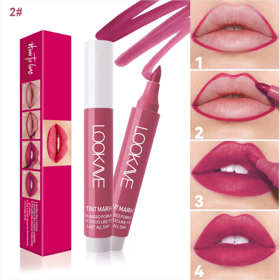 Trendify Aura LOOKAVE Matte Marker Lip Pen