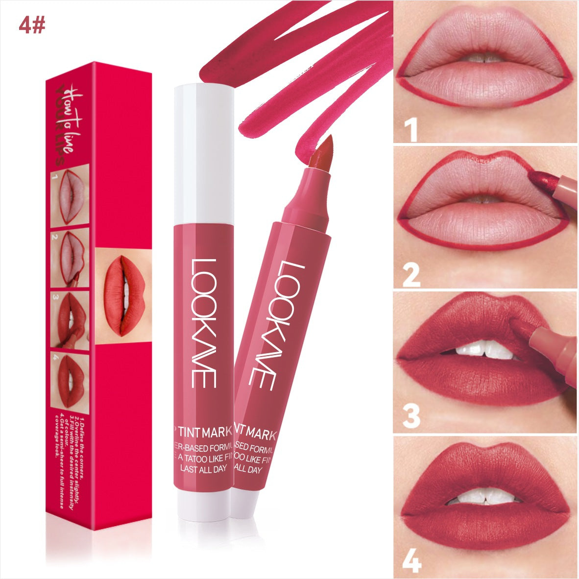 Trendify Aura LOOKAVE Matte Marker Lip Pen