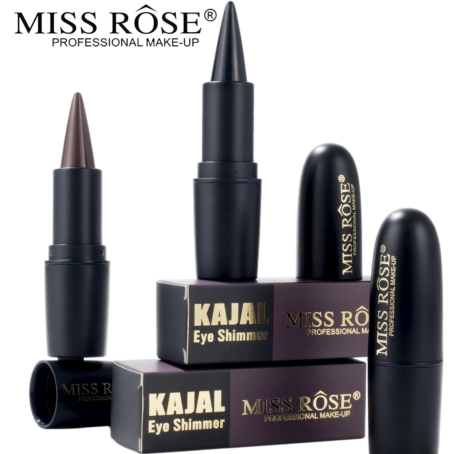 Trendify Aura – MISS ROSE Solid Eyeliner Pencil