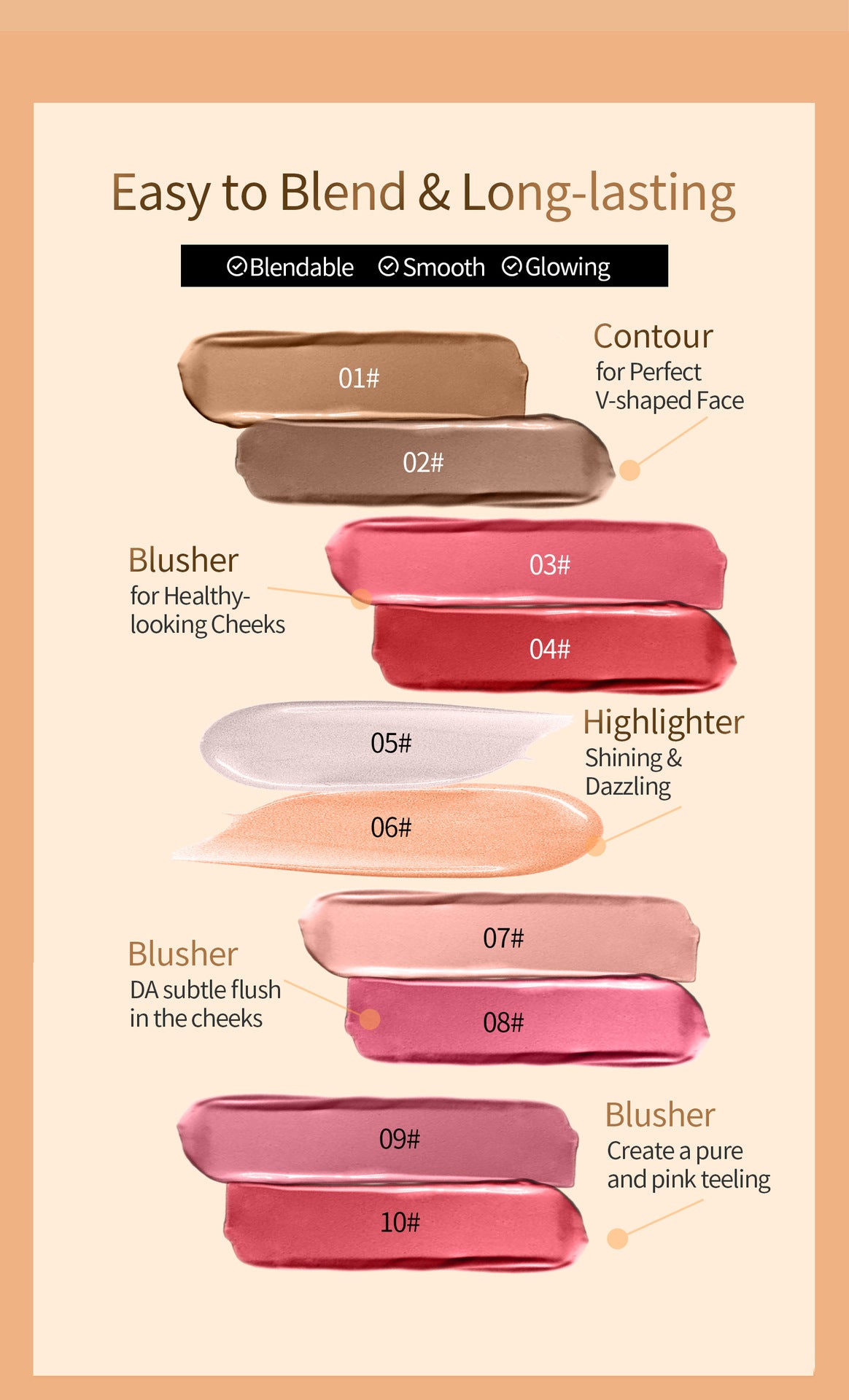 Trendify Aura Hello KISS Multi-Functional Makeup Stick