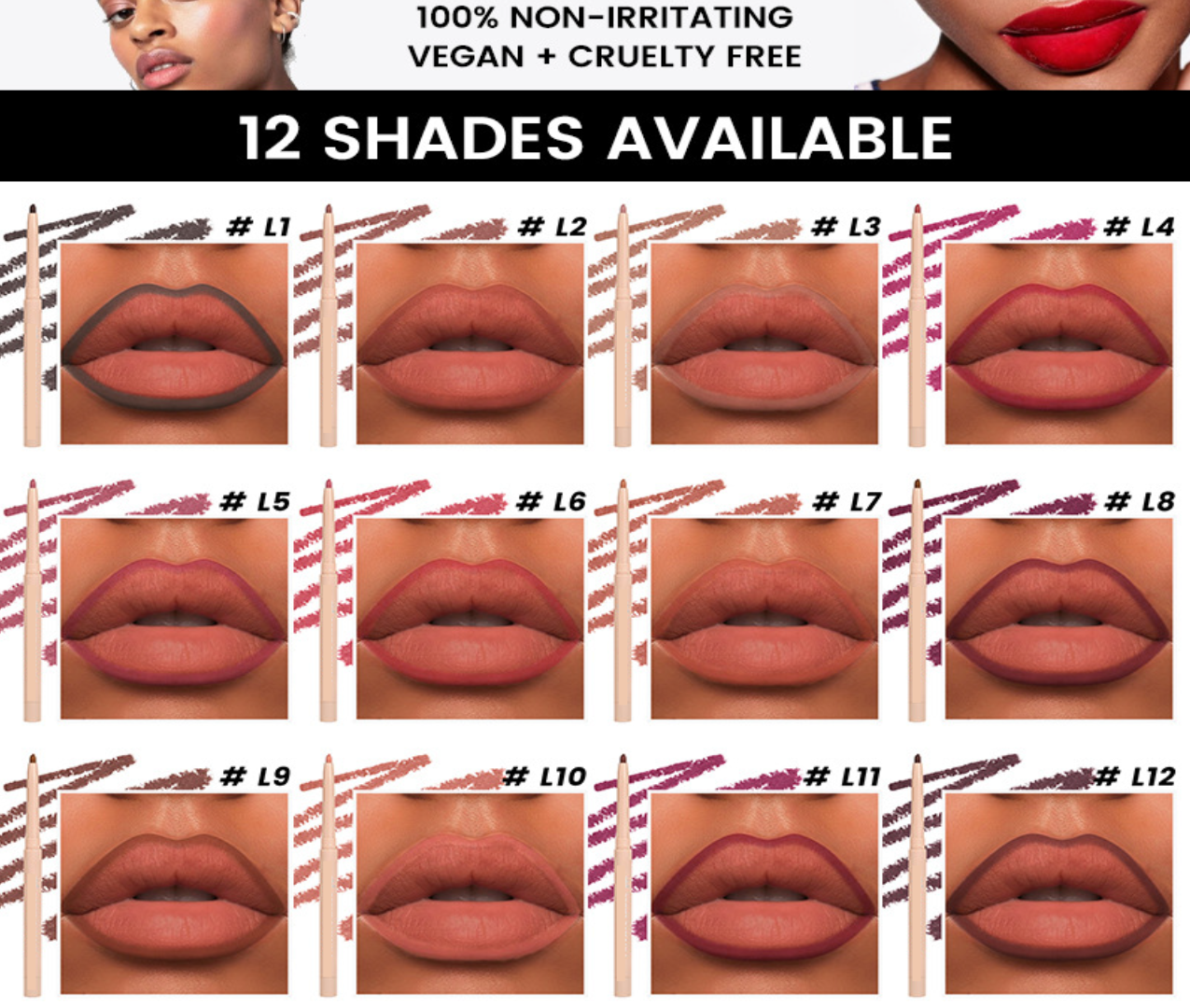 Trendify Aura – Waterproof Matte Lip Liner